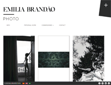 Tablet Screenshot of emiliabrandao.com